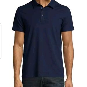 Michael Kors Men's Navy Blue Short Sleeve
